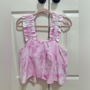 NEVER WORN & SOLD OUT!!! Poplin tie dye top